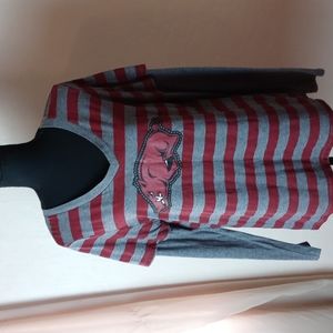 Creative Apparel Concepts Arkansas Razorbacks Ladies Tee Shirt